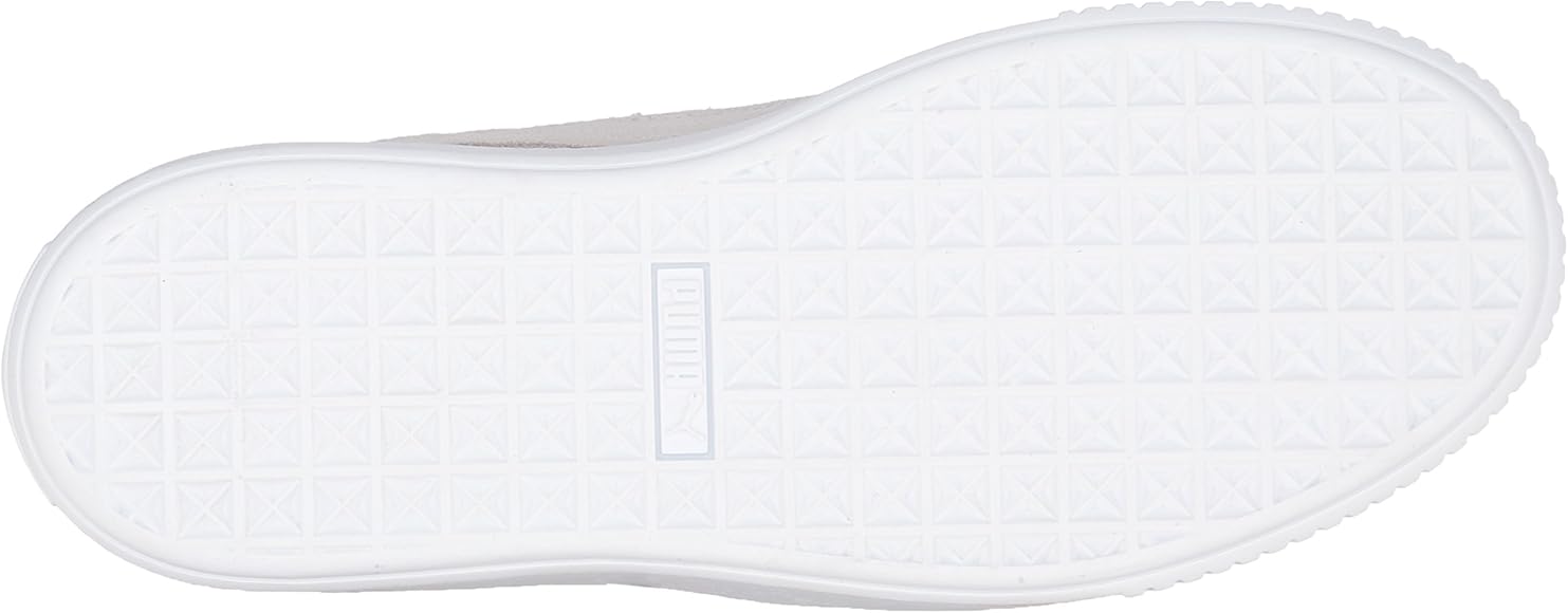 puma platform core white gold