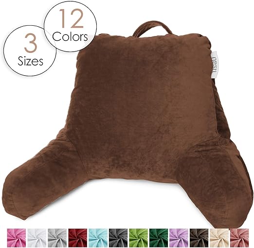 Amazon Com Nestl Reading Pillow Medium Bed Rest Pillow With Arms