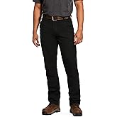 Ariat Mens Rebar M4 Relaxed Durastretch Made Tough Double Front Stackable Straight Leg PantJeans