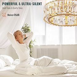 Siljoy 20’’ Gold Crystal Ceiling Fan with