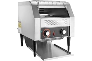 Uargd Commercial Conveyor Toaster, 300 Slices/Hour Capacity, Durable Stainless Steel Electric Toaster Oven for Restaurants, S