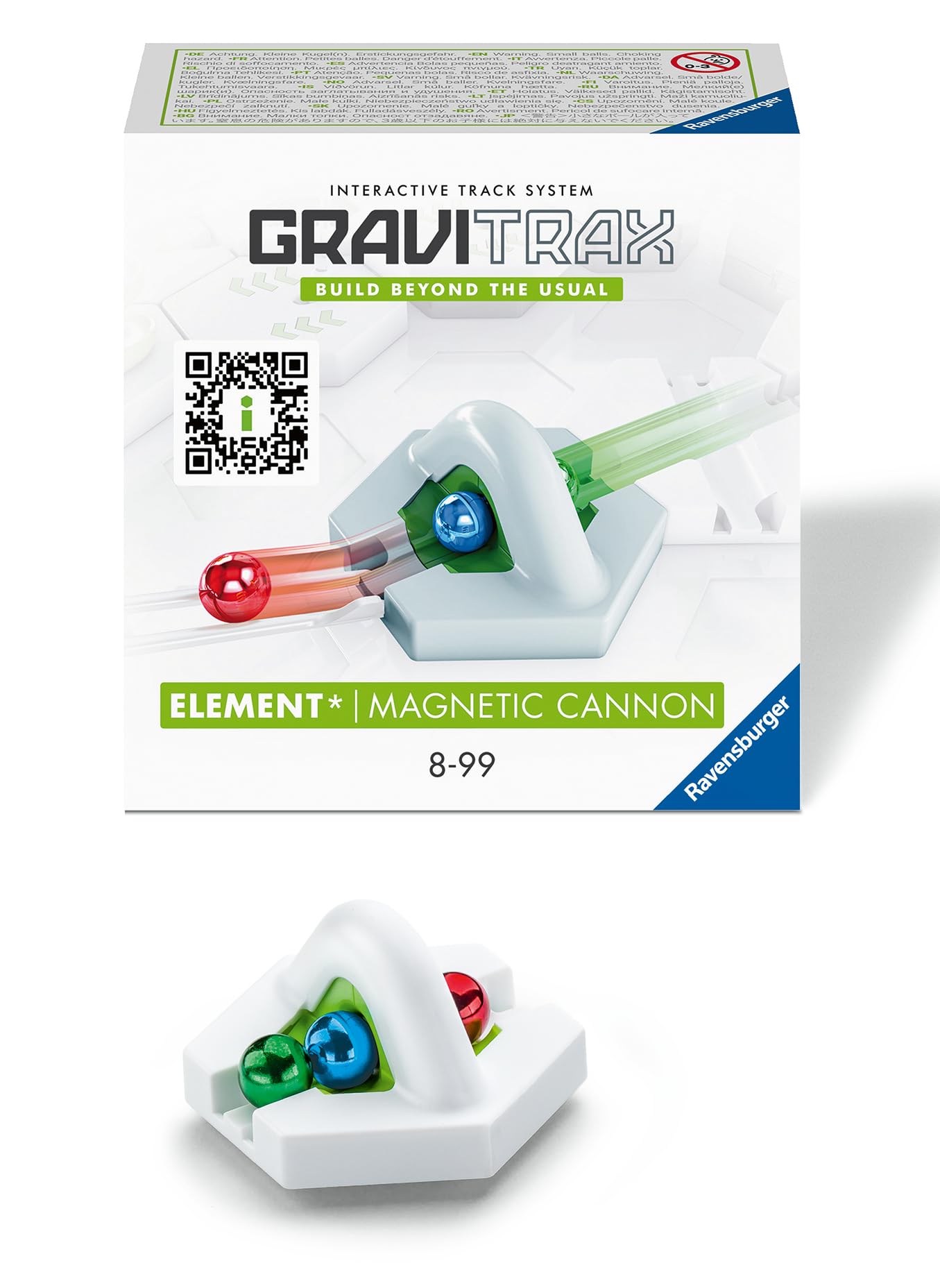 Ravensburger GraviTrax Extension Magnetic Cannon-Marble Run STEM, Building and Construction Toys for Kids Age 8 Years +