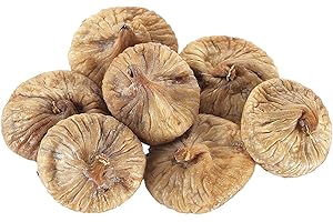 HARVEAST Sun Dried Figs, 1 Lb - Natural Turkish Whole Dried Smyrna Figs Fruit, No Sugar Added, Non-GMO, Unsulfured, Gluten Free & Kosher – Tender & Sweet Dehydrated Figs Vegan Snack in Resealable Bag