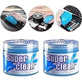 2 Pack Car Cleaning Gel for Car Detailing, Car Interior Cleaner Dust Cleaning Gel Keyboard Cleaner Gel Reusable for Cars and 