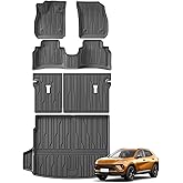 SMABEE Floor Mats & Cargo Liner & Backrest Mats for Buick Envision 2021-2026,TPE All Weather Floor Liners Trunk Mat Accessories Protection Mats Interior Black
