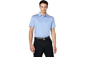 Callaway Men's Pro Spin Fine Line Short Sleeve Golf Polo, Stretch, Moisture-Wicking, Sun Protection (Available in Big & Tall)