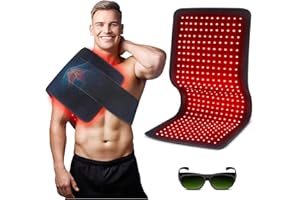 ASTAREXIN Red Light Therapy Pad for Body, 180W LED Red & Infrared Light Device Mat with 660nm & 850nm Wavelengths for Waist Back Shoulder Muscle Pain Relief FSA HSA Eligible