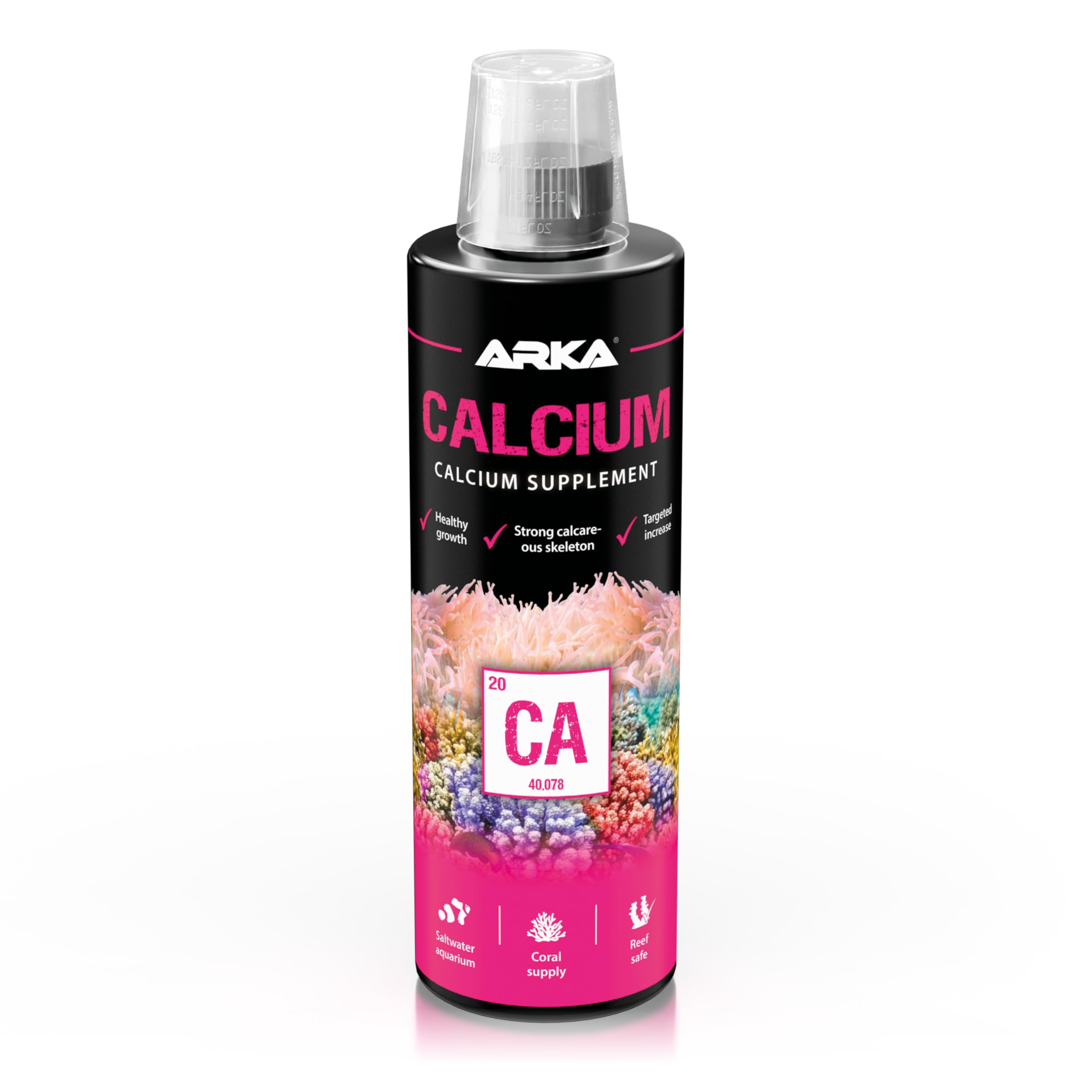 ARKA - Calcium - Calcium supplement for strong calcareaous skeleton and healthy growth, for every saltwater aquarium,