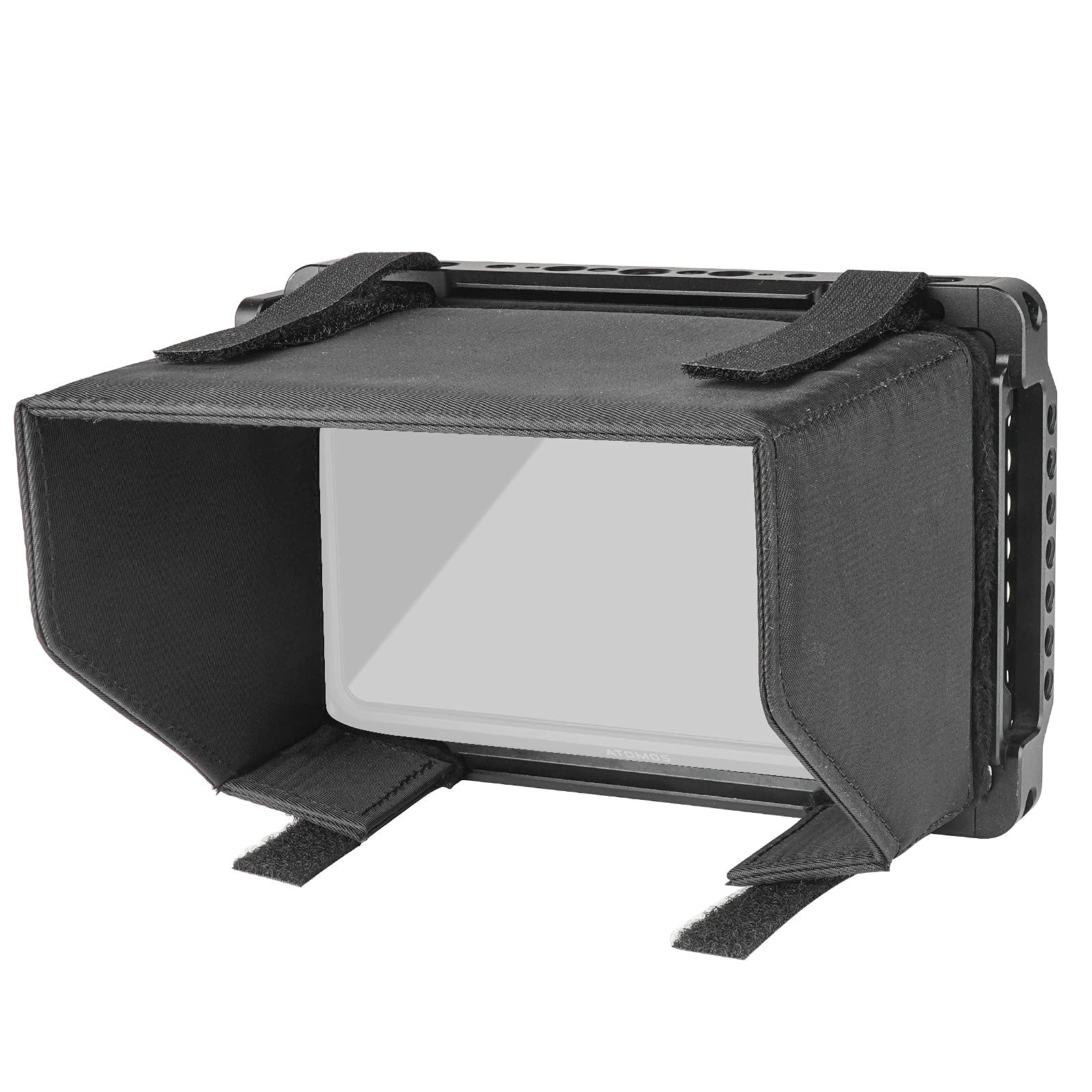 EachRig Monitor Cage, with Built-in NATO Rail and Extra HDMI Cable Clamp for Atomos Monitor Ninja V