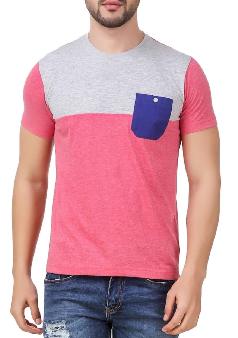 Mens designer pink t shirts Clearance