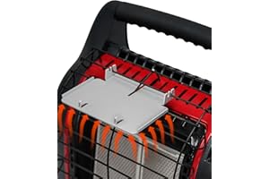 HIDALIFE Wood Stove Fan Holder for Heater, Big Tray for Fireplace Fan and Heated Stuff Water Cup and Food, Propane Heater accessories for Outdoor Camping Tent