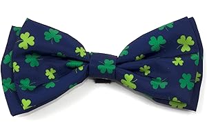 The Worthy Dog Lucky Bow Tie Adjustable Collar Attachment Accessory-Small