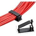 181 Piece Cable Management Kit - Zip Ties, Sleeves, Clips & Holders For Home Office