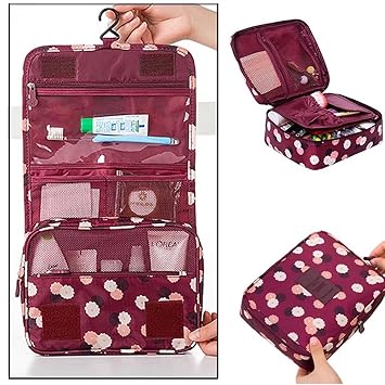  Hanging Toiletry Bag Makeup Organizer Travel