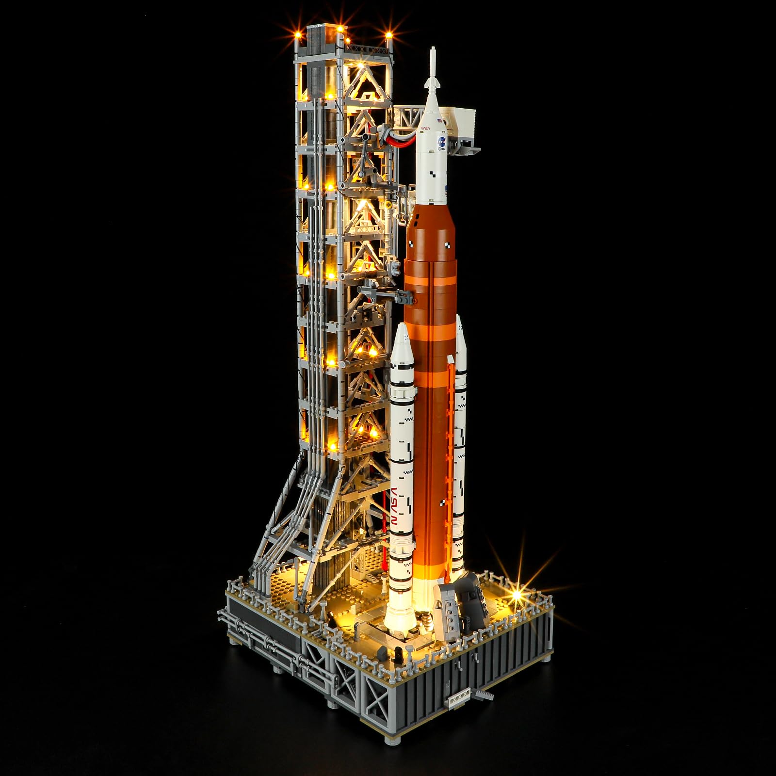 GEAMENT LED Light Kit Compatible with Lego NASA Artemis Space Launch System - Lighting Set for Icons 10341 (Model Set Not Included)