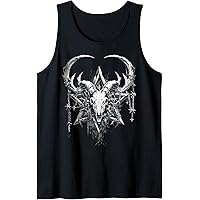 L.G.B. tank top　y2k　skull Amazon.com: Emo Y2K Grunge Aesthetic Goth Skull Cross Gothic