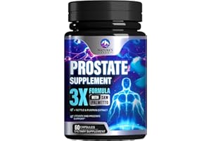 NATURE'S PEAK Prostate Health Supplements for Men 1000mg - 3X Strength with Saw Palmetto Blend Stinging Nettle Root & Pumpkin Seed Support Complex - Supports Bathroom Trips Prostate & Urinary Health - 60 Capsules