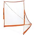 Bownet Official Full Size Portable Lacrosse Goal Net (6' x 6') Durable, Collapsible, and Portable Lacrosse Goals - Great Sports Equipment for Indoor and Outdoor Practice, Multicolor, One Size (BowLAX)