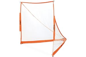 Bownet Portable Lacrosse Goal – Official Full Size 6' x 6' – Durable, Collapsible Goal with Energy Absorption Technology – Indoor & Outdoor Use with Carrying Bag