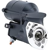 Harley Davidson New Starter for 1986-1993 FLHS Electra Glide FLHTC Classic | Replaces 3155289, 3155289A, 3155289B, 3157089, 3157089A, SHD0005, 41052170, 17629BN, Black