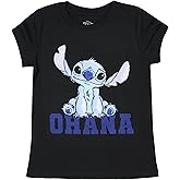 Disney Lilo And Stitch Girls' T Shirt Stitch Sketch Ohana Kids Tee