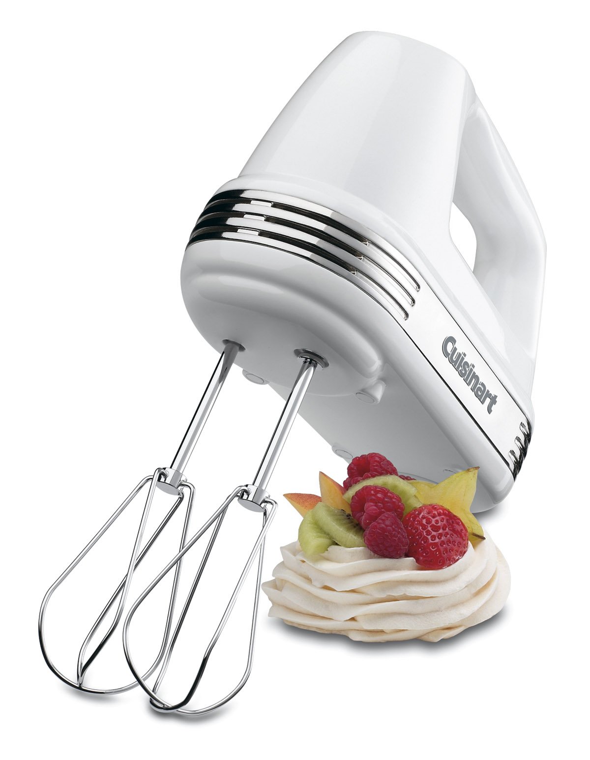 Cuisinart HM70 Power Advantage 7Speed Hand Mixer, Stainless and White