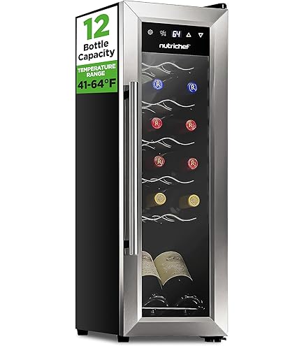 Amazon.com: WIE Wine Cooler 18 Bottle Refrigerator Wine Fridge