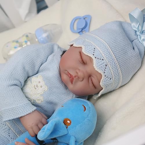 CHAREX Lifelike Reborn Baby Dolls Boy Sleeping 22 Inch Realistic