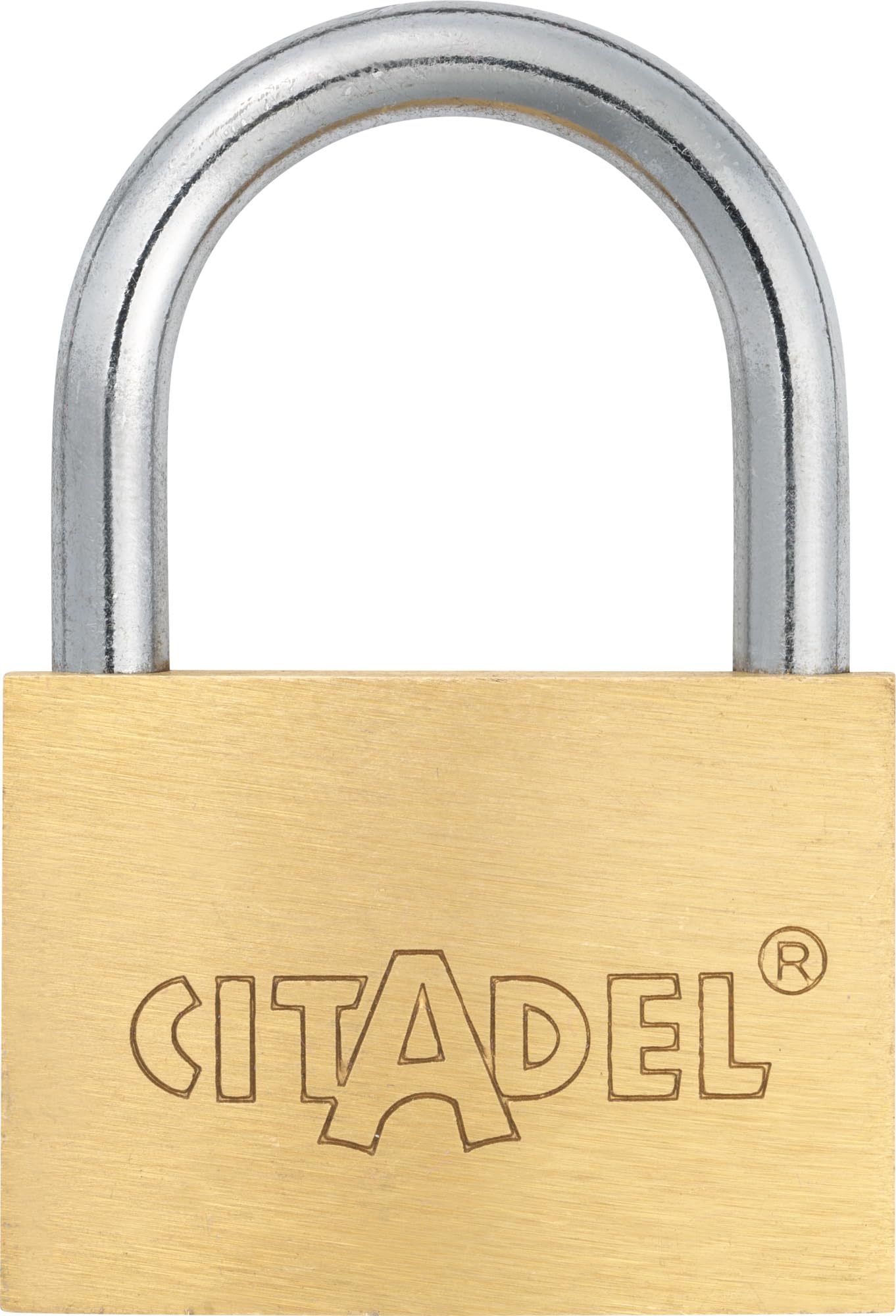 ABUS Padlock Brass Citadel CB/30 - for suitcases, lockers, toolboxes etc. - incl. 2 Keys - 30 mm Wide - Gold