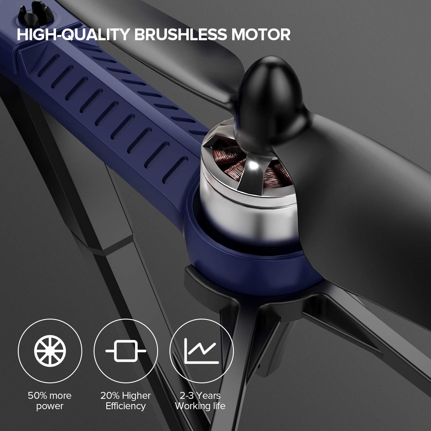 DROCON Drone  Bugs3 Helicoptère télécommandé 2.4Ghz 6 Axes Gyroscope Quadcopter  FPV Vidéo support de fixation pour caméra d’action HD