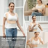 Vicorrect Posture Corrector for Women and Men, Adjustable Upper Back view 7