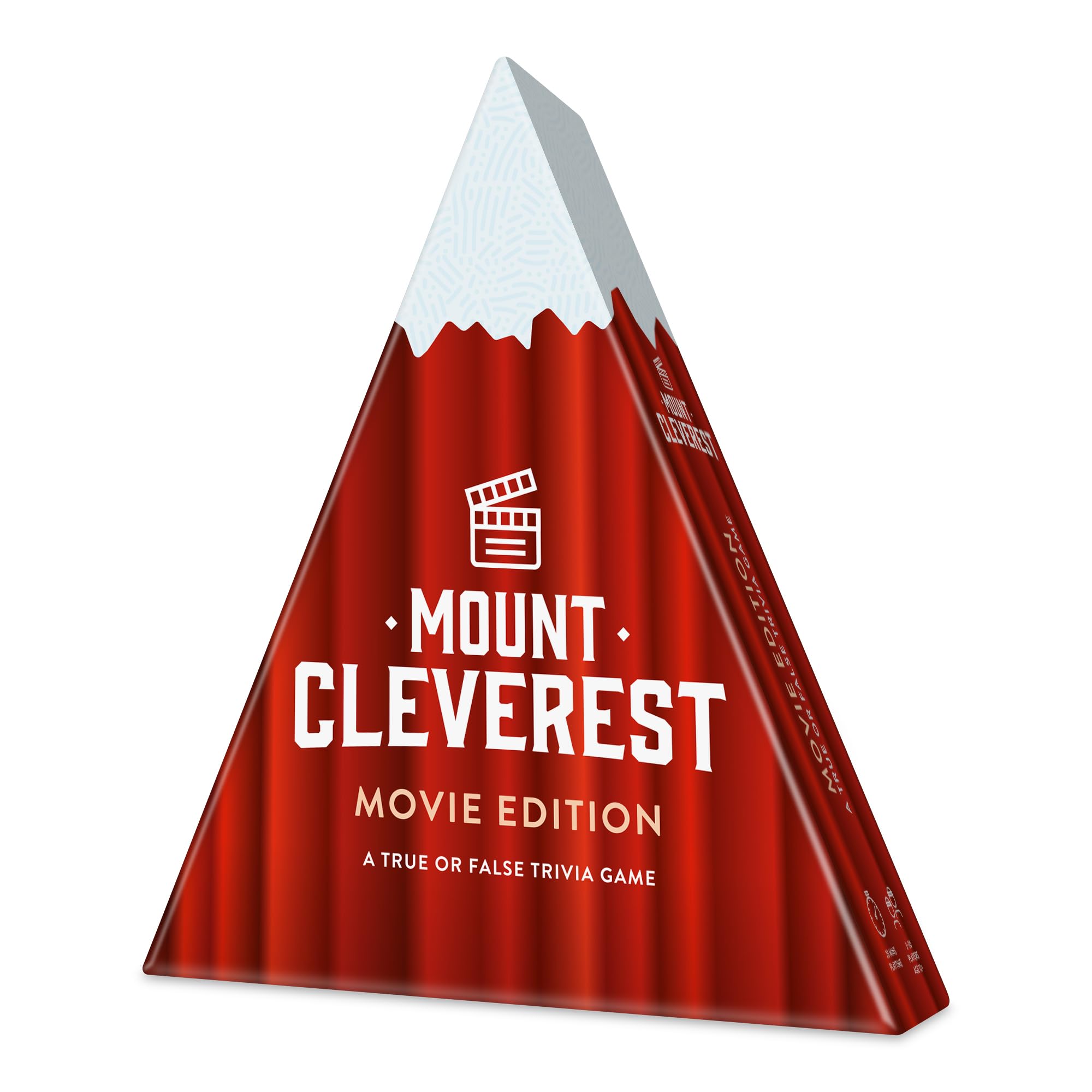 Mount Cleverest® Movie Edition | True or False Film Trivia Game | Fun Family Card Game | Adults & Kids, Boys & Girls Stocking Filler | Party Game, Movies Night, Birthday Gift