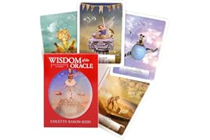 F.curella Tarot Cards for Beginners, 52 Tarot Deck and Oracle Deck, Wisdom of The Oracle Tarot Cards with Meanings on Them and Tarot Cards with e-Guide Book