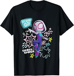 Marvel Spidey and His Amazing Friends Ghost-Spider Go Webs! T-Shirt