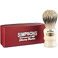 Simpson Berkeley 46 Best Badger Shaving Brush - Handmade British Shaving Brush for Men - Premium Quality by Simpson Shaving Brushes (Berkeley 46 Best Badger)