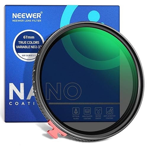 NEEWER 67mm True Colors Variable ND Filter ND2-32 (1-5 Stops