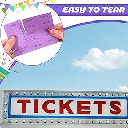 Kosiz 300 Sheets Raffle Tickets Sheets Hold This