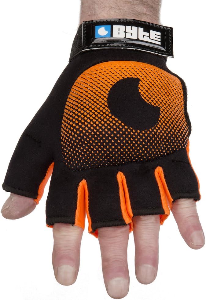 Byte Left Hand Field Hockey Knuckle Glove Fluo Orange : Sports & Outdoors
