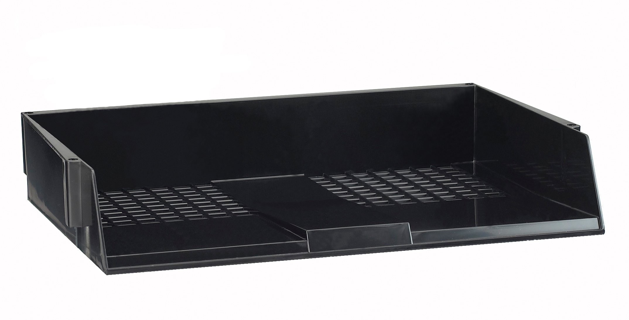 Avery W44BLK Original Wide Entry Letter Tray, 367 x 63 x 254 mm - Black