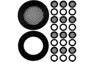Holibanna 60pcs Shower Head Screen Gasket - Stainless Steel Water Filter Hose Washer Kit for 1/2" Plumbing Faucet Screen Fitt