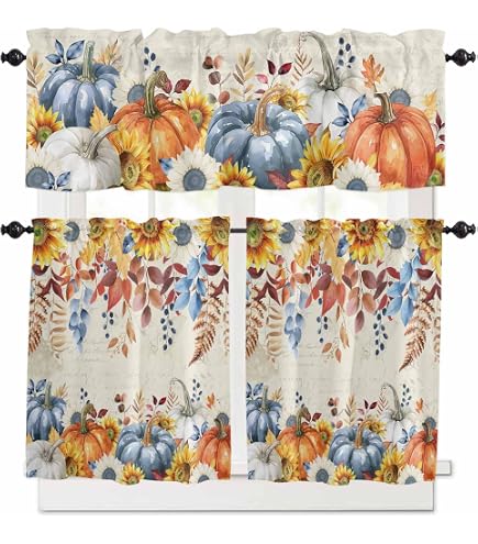 Küsten-Stil Etagen- & Volant-Set – Bedruckt, Blau, Mit Meeres-Motiven