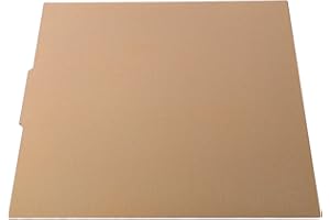 3D Printer Build Plate PEI, 500x500mm Dual Textured Magnetic Bed Platform, Excellent Print Quality for PLA, ABS, PETG, TPU, P