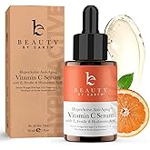 Vitamin C Face Serum - USA Made with Natural & Organic Ingredients, Skin Brightening Vitamin C Serum for Face for Women, Discoloration Correcting & Anti Aging Facial Formula with Antioxidants