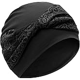 XYIYI Knot Chemo Headwear for Womens Cancer Patients, Stretchy Chemotherapy Headwraps Beanie Hats