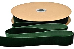 Simplegoal Forest Green Velvet Ribbon 1 Inch × 25 Yards Ribbon for Gift Wrapping Christmas Wreath Bow DIY Sewing Projects