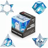 Shashibo Pudgy Penguins Magnetic Puzzle Cube, Stress Relief Fidget Toy | 100+ Possible Shapes, Sensory Fidget Toy For Adults &amp; Kids, Fun Shape Shifting Puzzle Box For All Ages