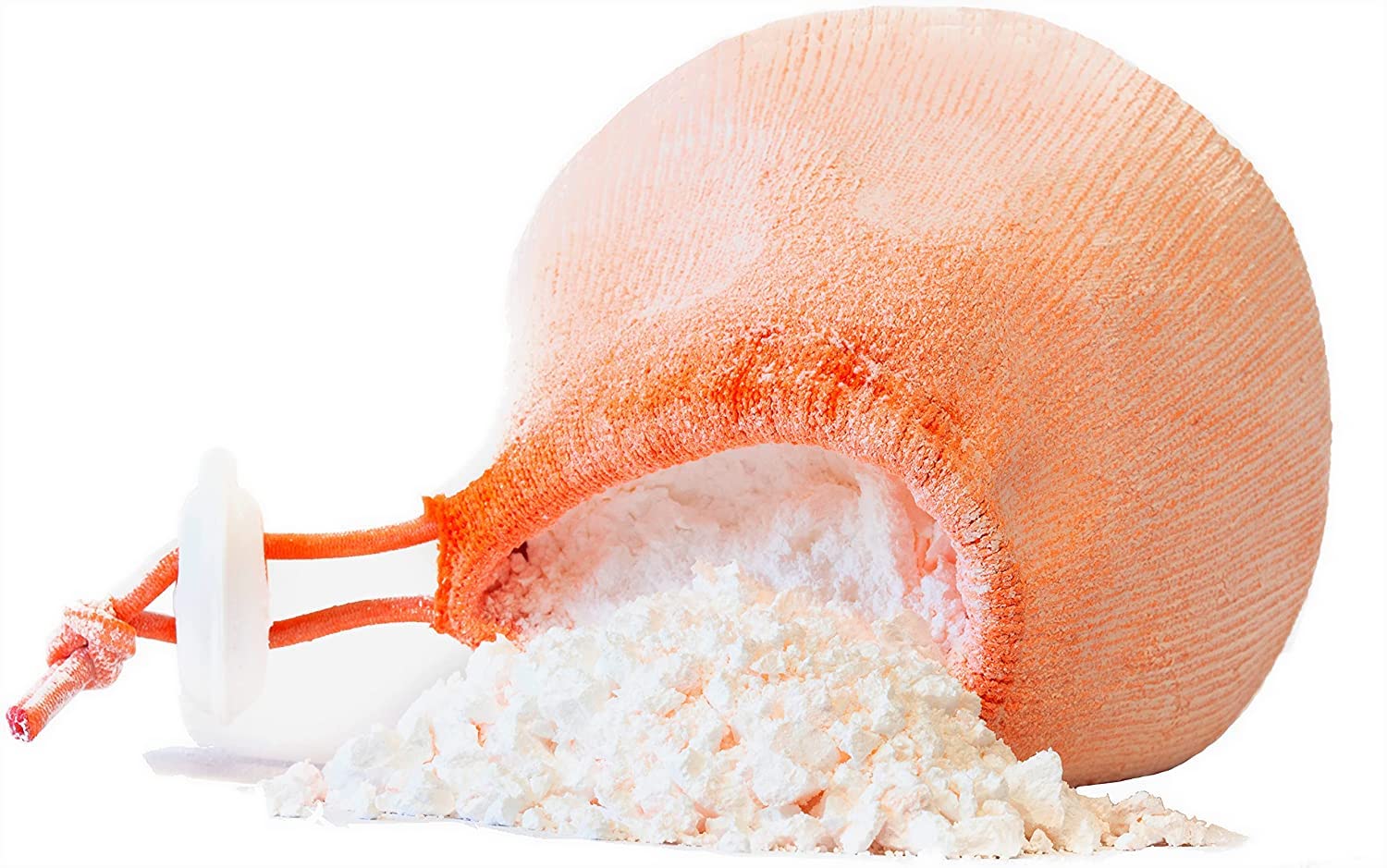 MASSIF Refillable Chalk Ball for Rock Climbing - Made in England - Seven Sisters - Superior Grip for Bouldering Gym Weightlifting Gymnastic Crossfit Sports (White)