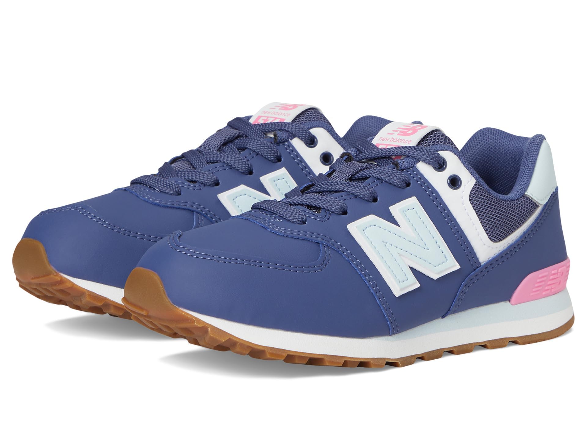 New Balance 574 V1 Lace-Up Sneaker, Dream State/Frosted Glass, 3 Wide US Unisex Little_Kid Image