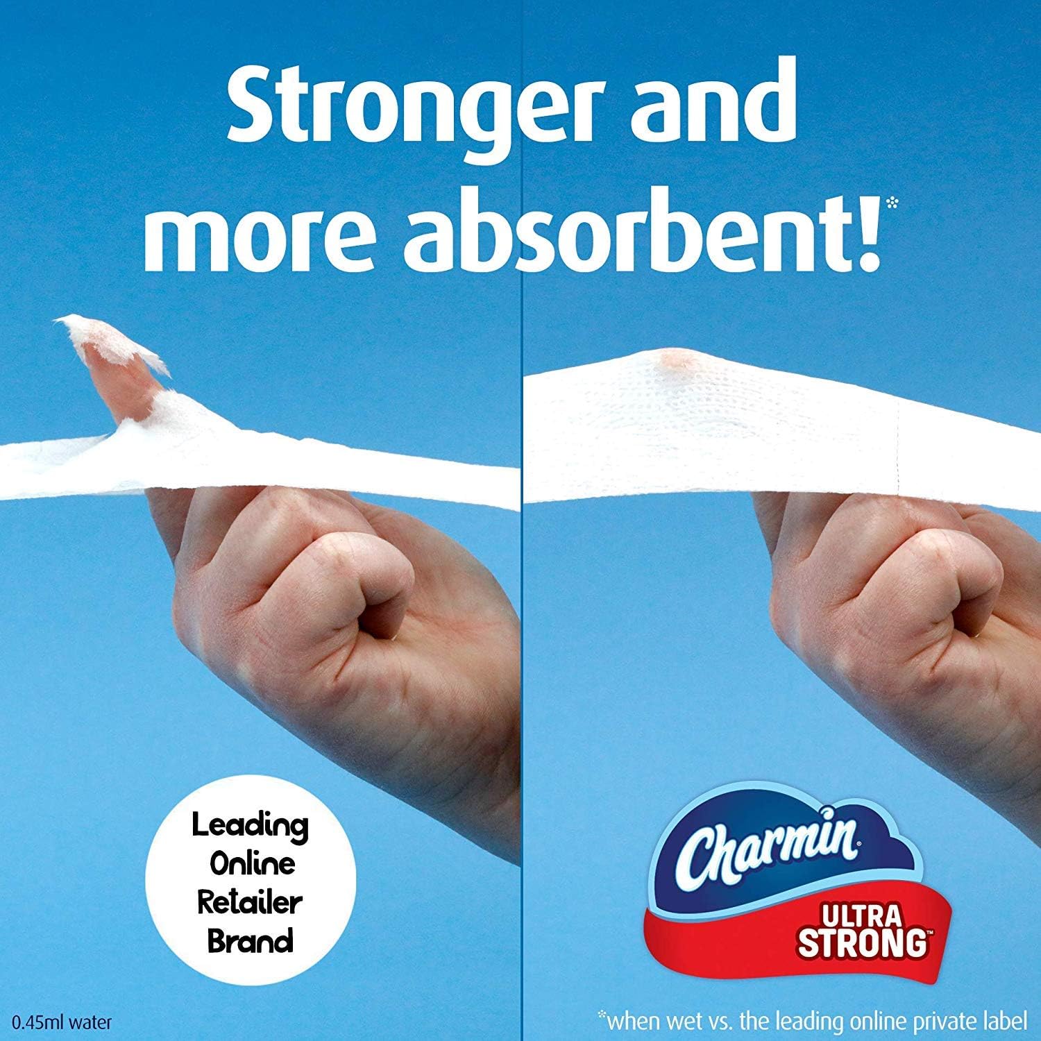 Charmin Ultra Strong Clean Touch Toilet Paper, 18 Family Mega Rolls = 90 Regular Rolls: Health & Personal Care