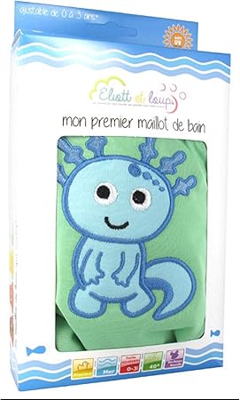 Eliott Et Loup Maillot De Bain Couche Axolotl Amazon Fr Hygiasne Et Soins Du Corps
